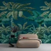 GoodHome Tugtu Blue & Green Tropical Matt Mural -Goodhome goodhome tugtu blue green tropical matt mural5059340411064 02i