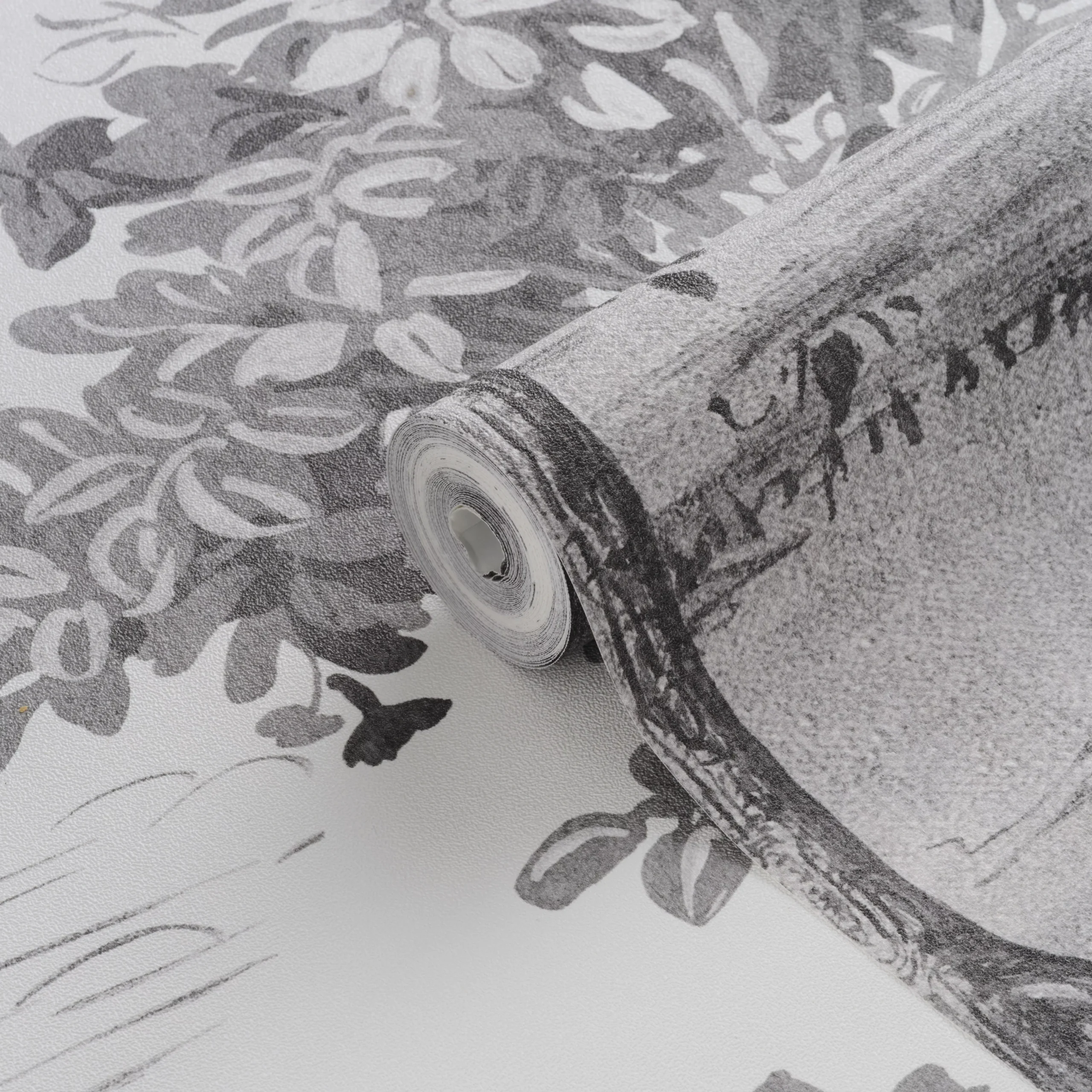 GoodHome Turcoaz Black & White Woodland Matt Mural 4 GoodHome Turcoaz Black & White Woodland Matt Mural - Image 2