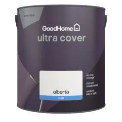 GoodHome Ultra Cover Alberta Matt Emulsion Paint, 2.5L -Goodhome goodhome ultra cover alberta matt emulsion paint 2 5l5059340273709 02c
