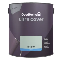 GoodHome Ultra Cover Artane Matt Emulsion Paint, 2.5L -Goodhome goodhome ultra cover artane matt emulsion paint 2 5l5059340273723 02c