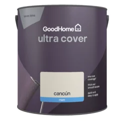 GoodHome Ultra Cover Cancún Matt Emulsion Paint, 2.5L 11 GoodHome Ultra Cover Cancún Matt Emulsion Paint, 2.5L -Goodhome goodhome ultra cover cancun matt emulsion paint 2 5l5059340273716 02c