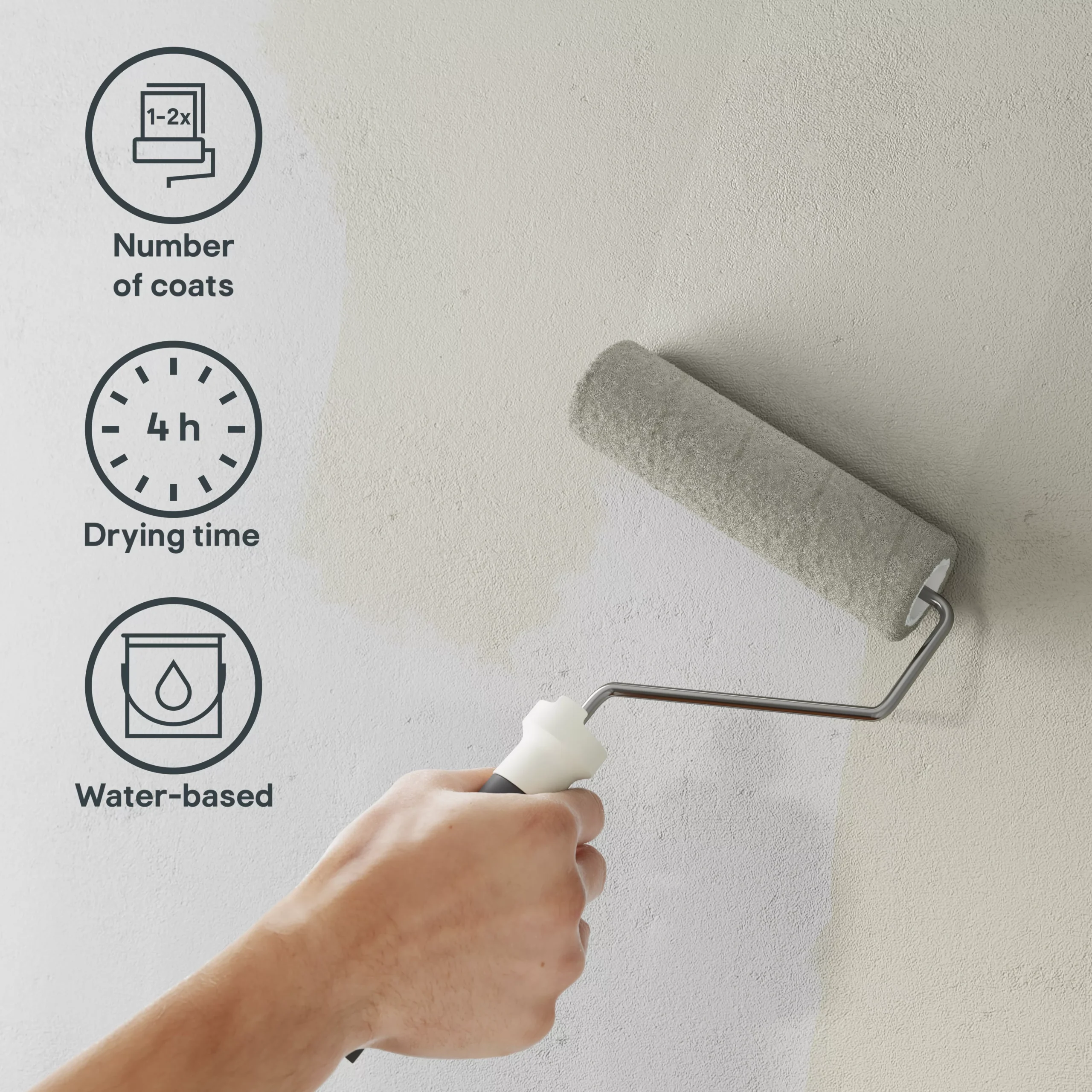 GoodHome Ultra Cover Cancún Matt Emulsion Paint, 2.5L 9 GoodHome Ultra Cover Cancún Matt Emulsion Paint, 2.5L - Image 7