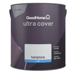 GoodHome Ultra Cover Hamptons Matt Emulsion Paint, 2.5L -Goodhome goodhome ultra cover hamptons matt emulsion paint 2 5l5059340273587 02c