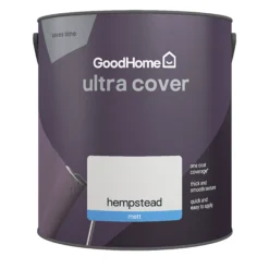 GoodHome Ultra Cover Hempstead Matt Emulsion Paint, 2.5L -Goodhome goodhome ultra cover hempstead matt emulsion paint 2 5l5059340273655 02c