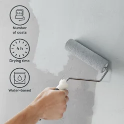 GoodHome Ultra Cover Hempstead Matt Emulsion Paint, 2.5L -Goodhome goodhome ultra cover hempstead matt emulsion paint 2 5l5059340273655 05i