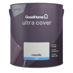 GoodHome Ultra Cover Melville Matt Emulsion Paint, 2.5L -Goodhome goodhome ultra cover melville matt emulsion paint 2 5l5059340273617 02c