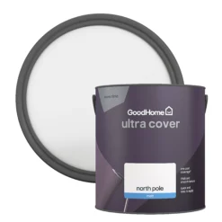 GoodHome Ultra Cover North Pole Matt Emulsion Paint, 2.5L