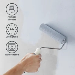 GoodHome Ultra Cover Whistler Matt Emulsion Paint, 2.5L -Goodhome goodhome ultra cover whistler matt emulsion paint 2 5l5059340273631 05i