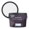 GoodHome Ultra Cover White Matt Emulsion Paint, 10L -Goodhome goodhome ultra cover white matt emulsion paint 10l5059340271514 21c