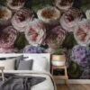 GoodHome Vanad Pink & Purple Dramatic Floral Matt Mural -Goodhome goodhome vanad pink purple dramatic floral matt mural5059340411125 01i