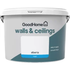 GoodHome Walls & Ceilings Alberta Matt Emulsion Paint, 2.5L 6 GoodHome Walls & Ceilings Alberta Matt Emulsion Paint, 2.5L -Goodhome goodhome walls ceilings alberta matt emulsion paint 2 5l3663602592372 02c