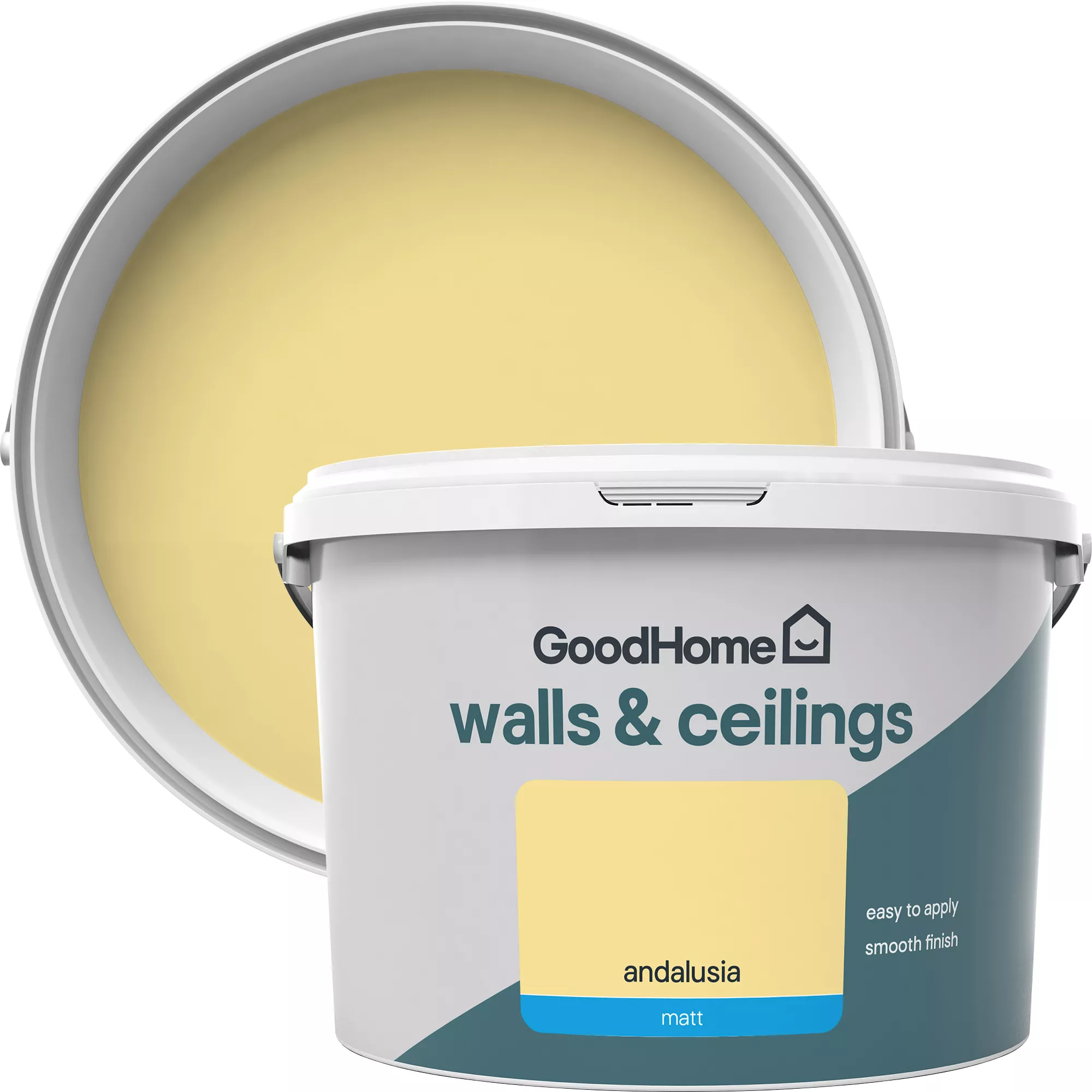 GoodHome Walls & Ceilings Andalusia Matt Emulsion Paint, 2.5L 3 GoodHome Walls & Ceilings Andalusia Matt Emulsion Paint, 2.5L