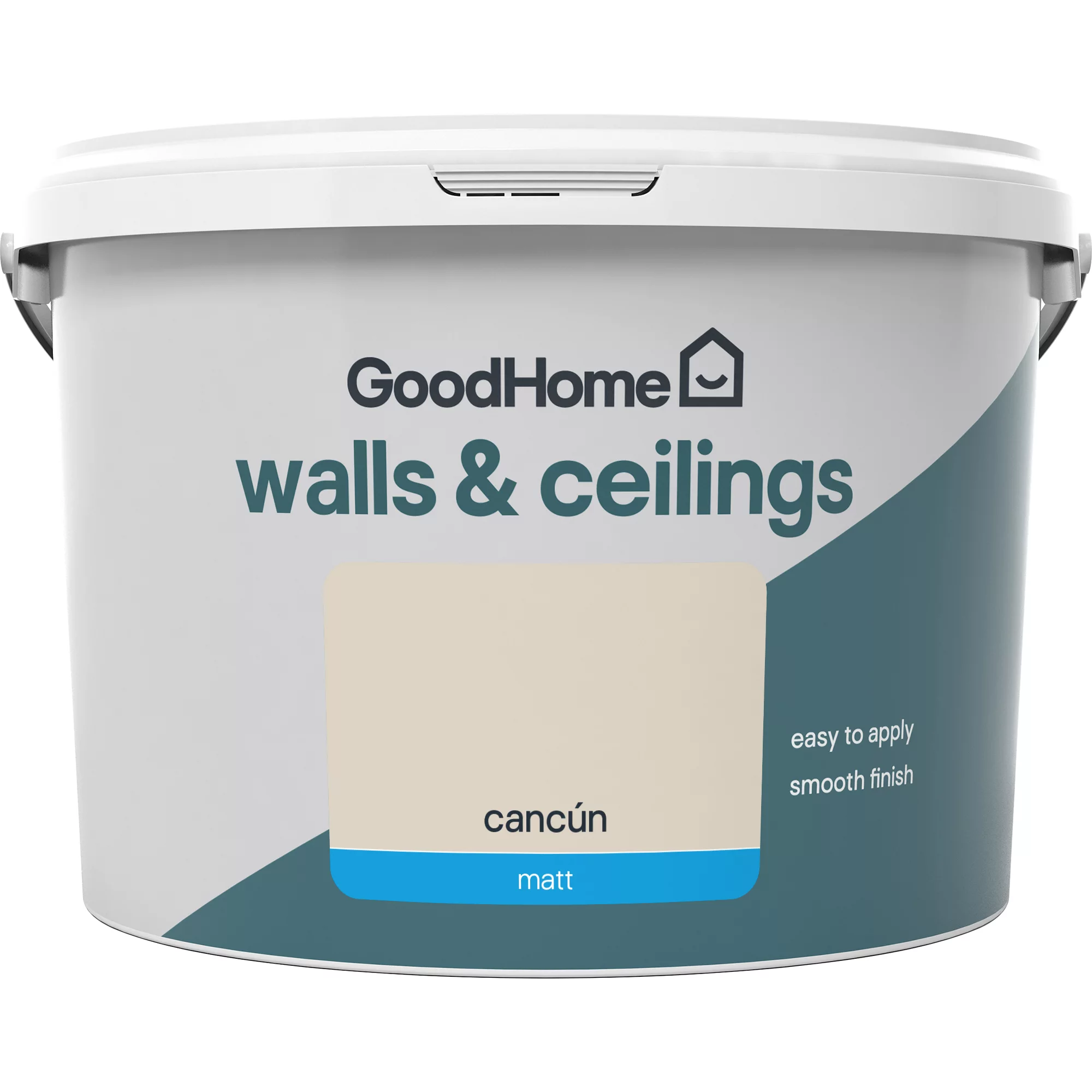 GoodHome Walls & Ceilings Cancun Matt Emulsion Paint, 2.5L 4 GoodHome Walls & Ceilings Cancun Matt Emulsion Paint, 2.5L - Image 2