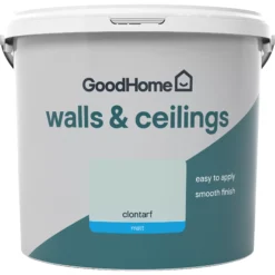 GoodHome Walls & Ceilings Clontarf Matt Emulsion Paint, 5L -Goodhome goodhome walls ceilings clontarf matt emulsion paint 5l3663602598336 02c
