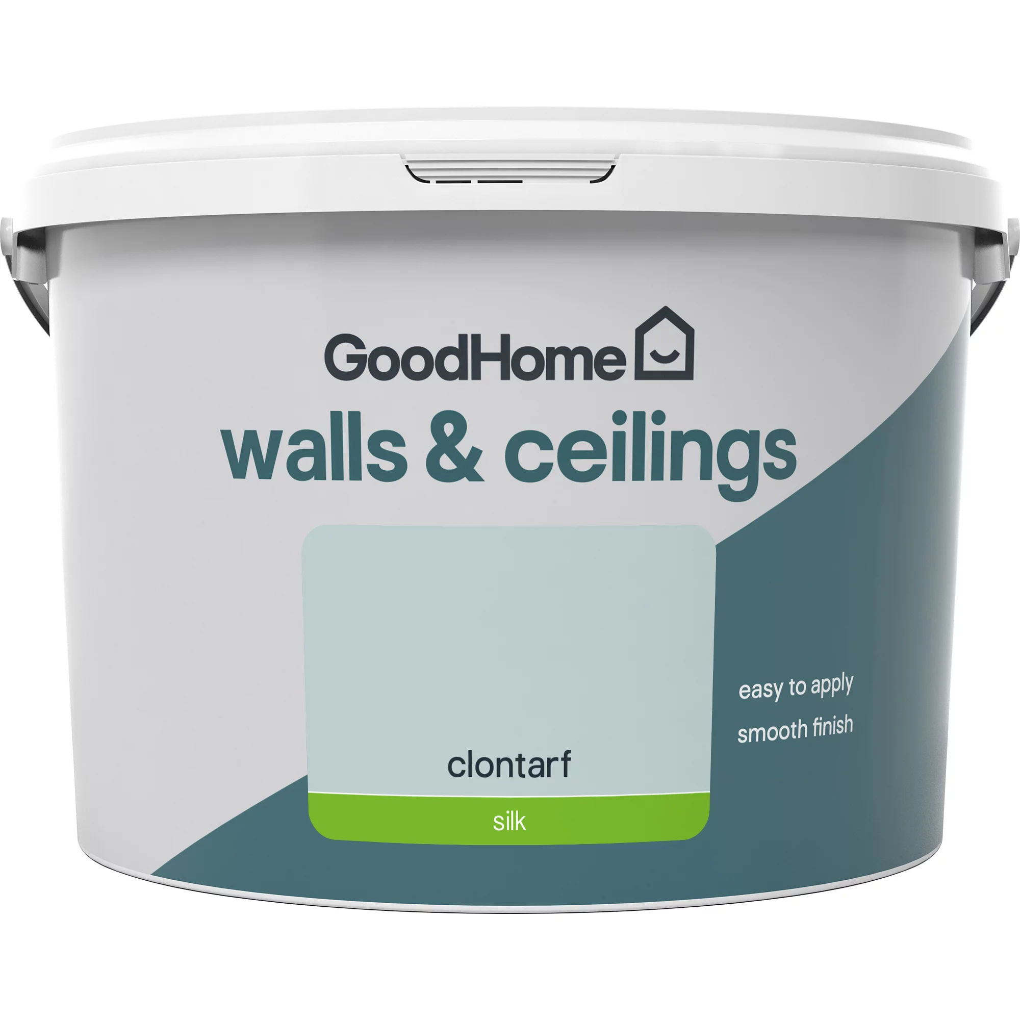 GoodHome Walls & Ceilings Clontarf Silk Emulsion Paint, 2.5L 4 GoodHome Walls & Ceilings Clontarf Silk Emulsion Paint, 2.5L - Image 2