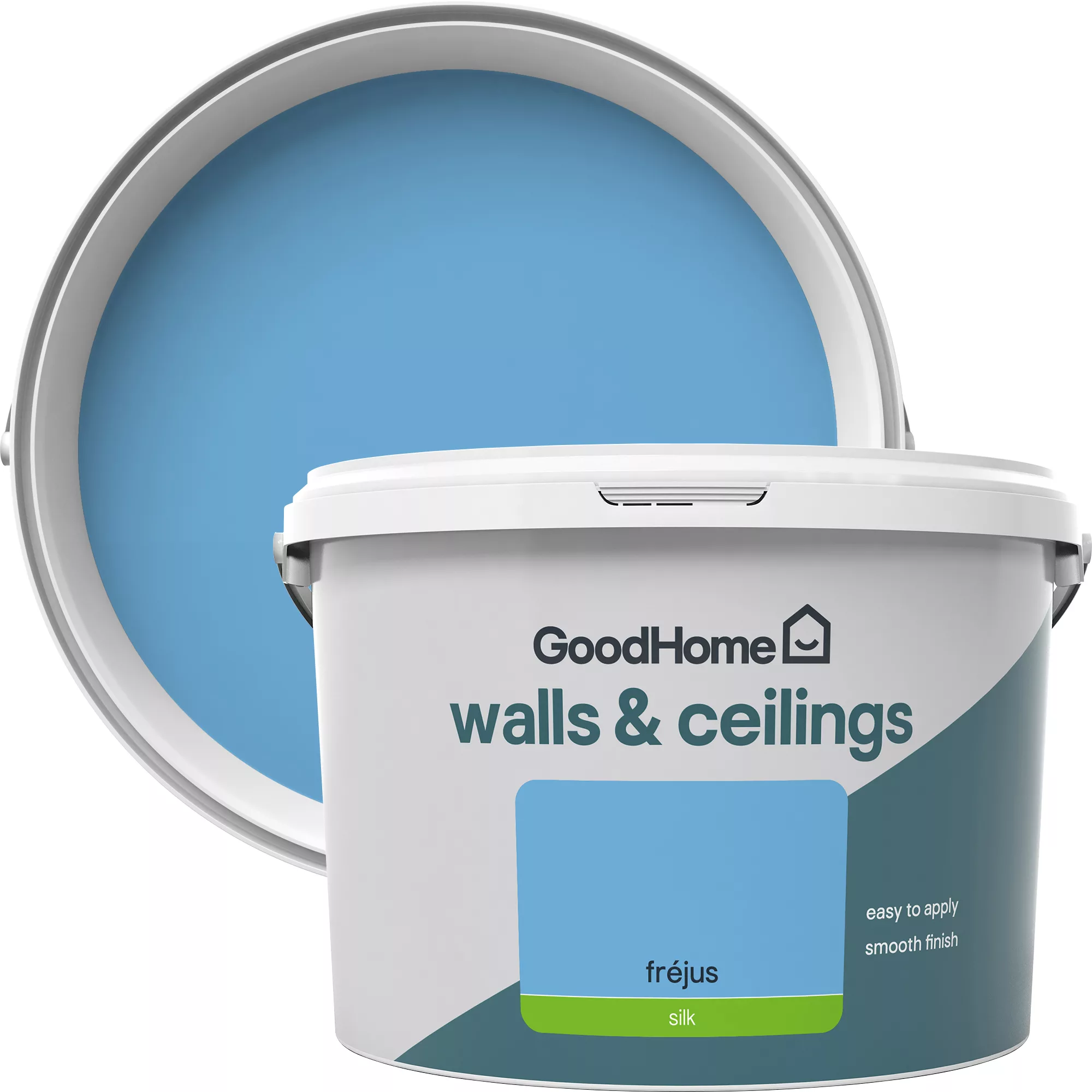 GoodHome Walls & Ceilings Frejus Silk Emulsion Paint, 2.5L 3 GoodHome Walls & Ceilings Frejus Silk Emulsion Paint, 2.5L