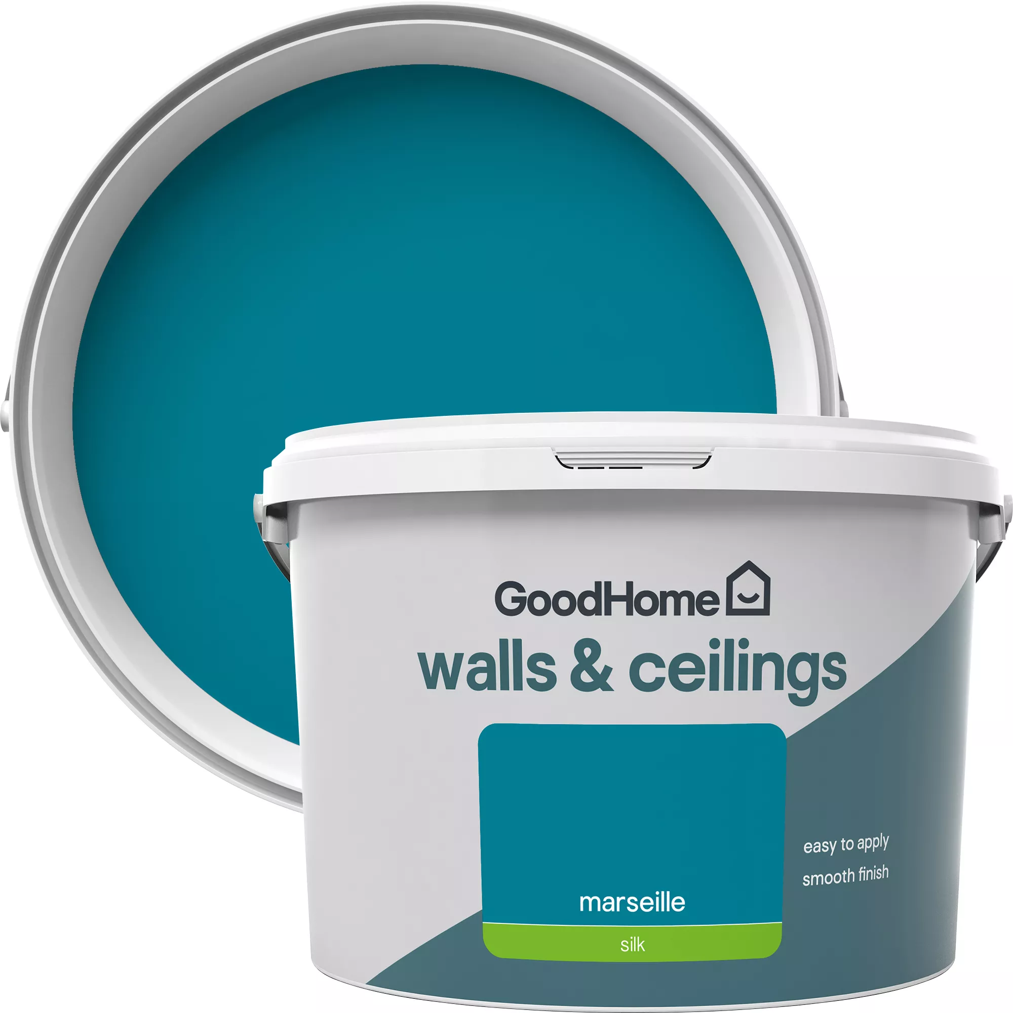 GoodHome Walls & Ceilings Marseille Silk Emulsion Paint, 2.5L 3 GoodHome Walls & Ceilings Marseille Silk Emulsion Paint, 2.5L