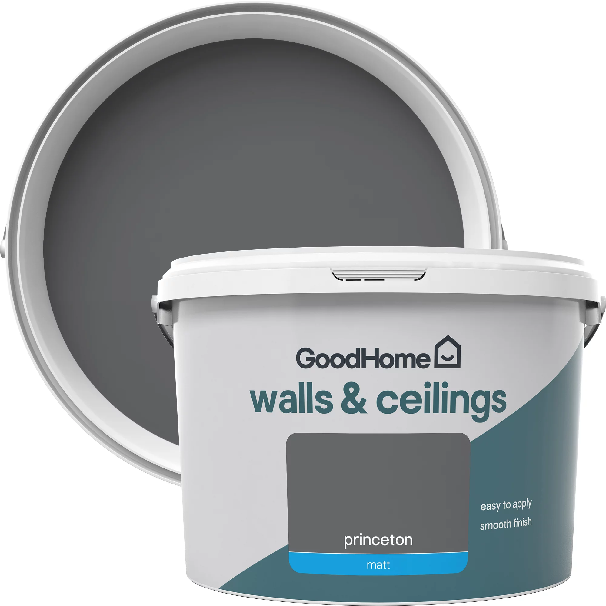 GoodHome Walls & Ceilings Princeton Matt Emulsion Paint, 2.5L 3 GoodHome Walls & Ceilings Princeton Matt Emulsion Paint, 2.5L