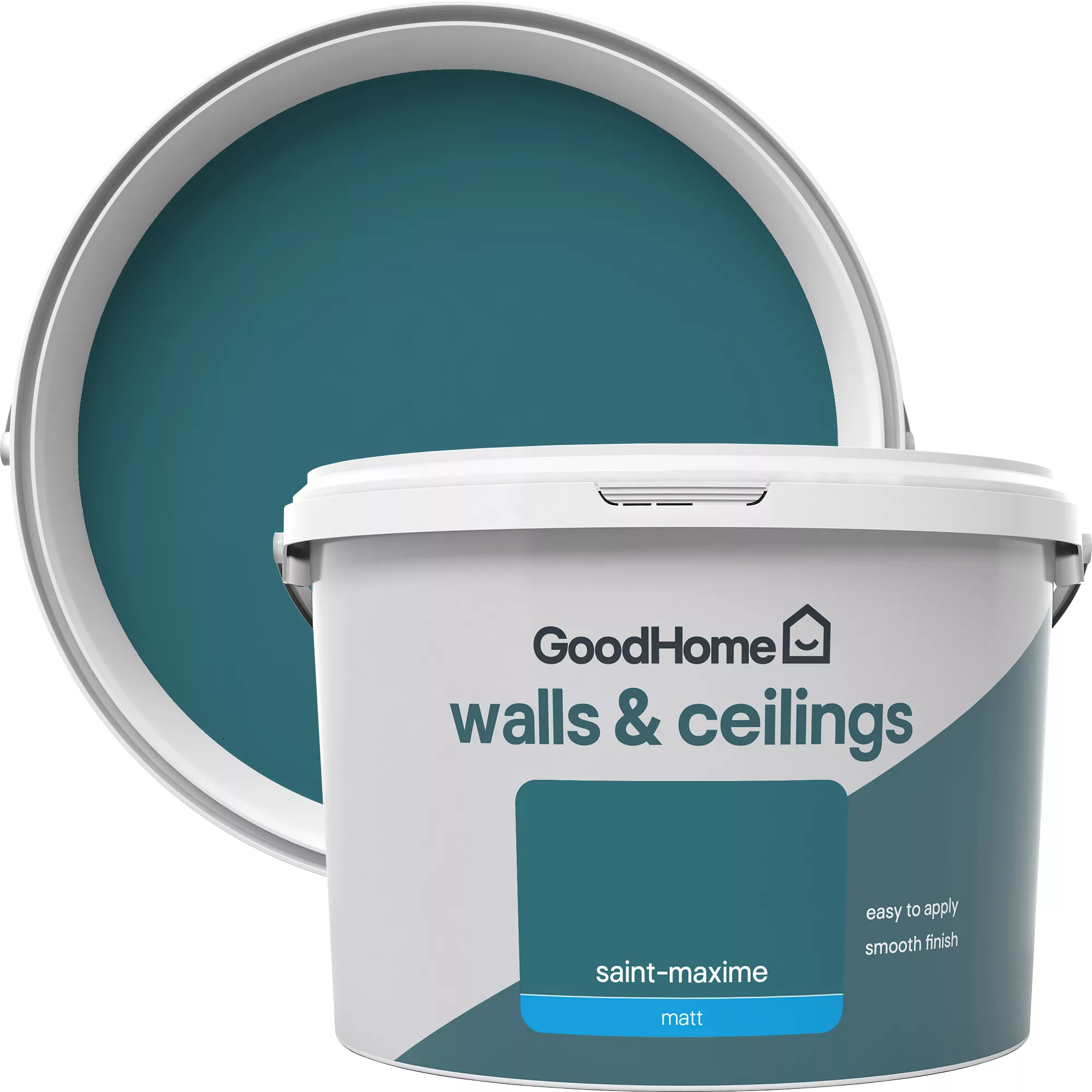 GoodHome Walls & Ceilings Saint-maxime Matt Emulsion Paint, 2.5L 3 GoodHome Walls & Ceilings Saint-maxime Matt Emulsion Paint, 2.5L
