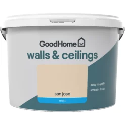 GoodHome Walls & Ceilings San Jose Matt Emulsion Paint, 2.5L
