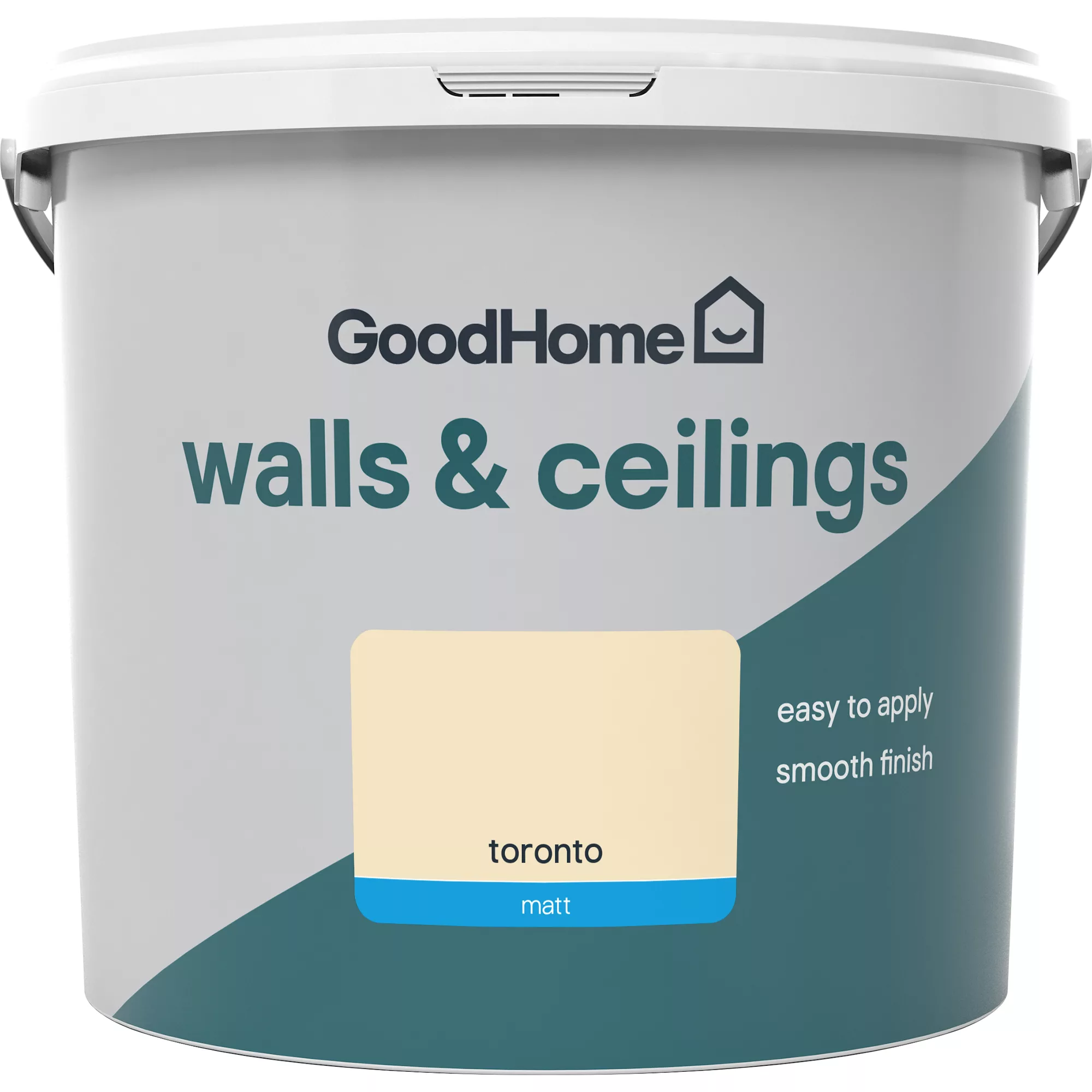 GoodHome Walls & Ceilings Toronto Matt Emulsion Paint, 5L 4 GoodHome Walls & Ceilings Toronto Matt Emulsion Paint, 5L - Image 2