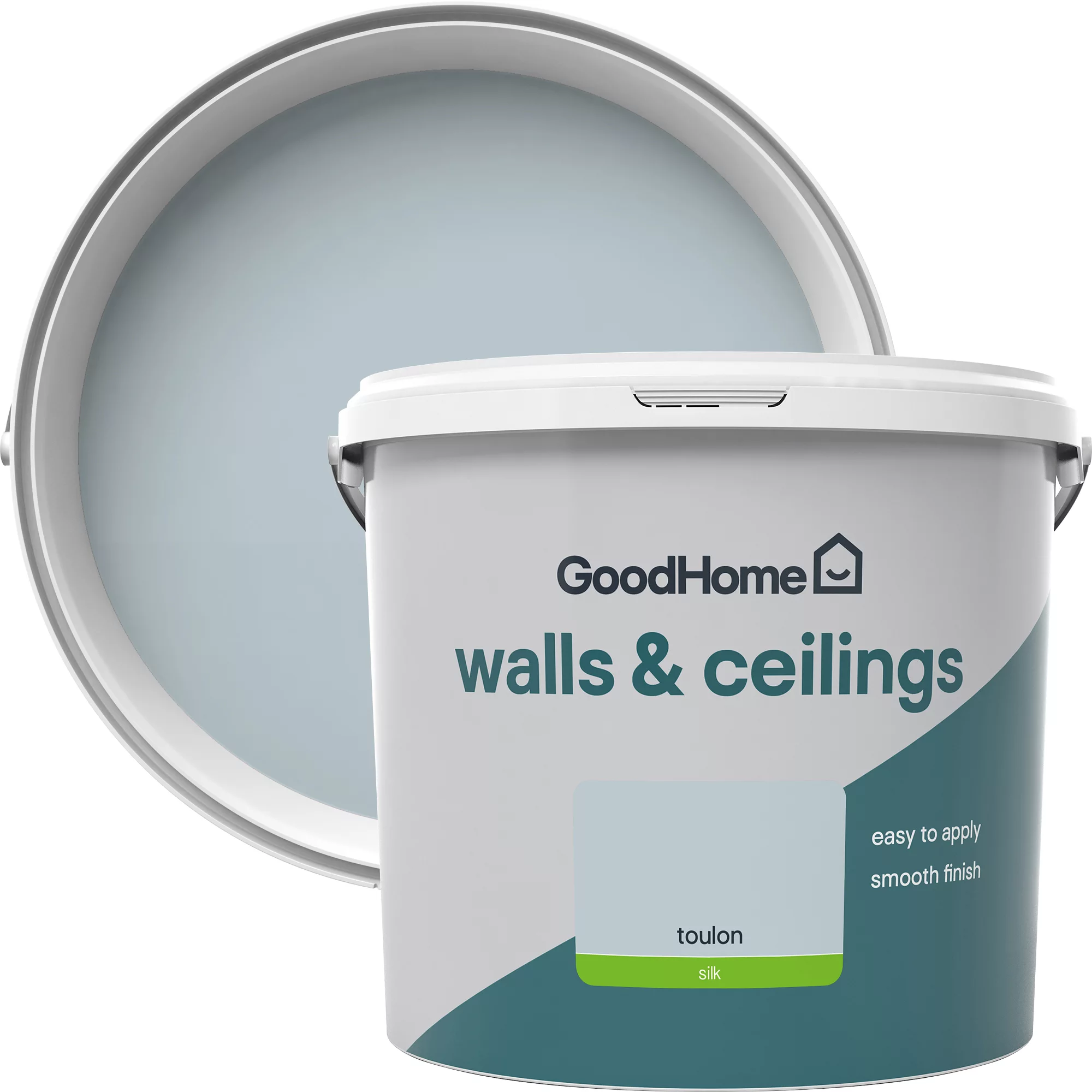 GoodHome Walls & Ceilings Toulon Silk Emulsion Paint, 5L 3 GoodHome Walls & Ceilings Toulon Silk Emulsion Paint, 5L