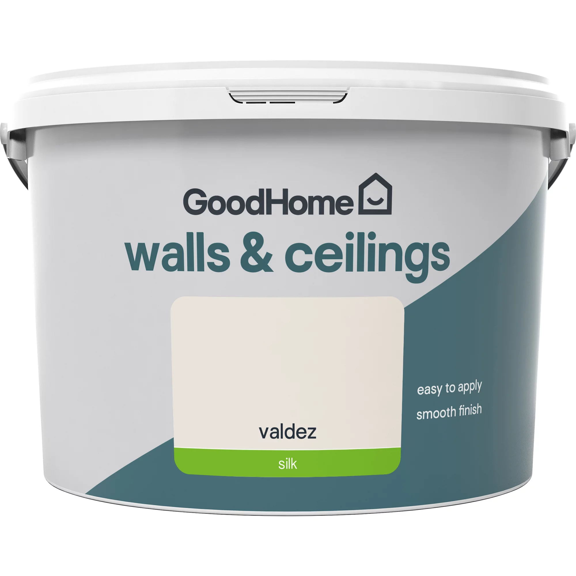 GoodHome Walls & Ceilings Valdez Silk Emulsion Paint, 2.5L 4 GoodHome Walls & Ceilings Valdez Silk Emulsion Paint, 2.5L - Image 2