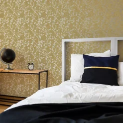 GoodHome Wavendon Yellow Sprig Silver Effect Textured Wallpaper 11 GoodHome Wavendon Yellow Sprig Silver Effect Textured Wallpaper -Goodhome goodhome wavendon yellow sprig silver effect textured wallpaper5059340410456 20i