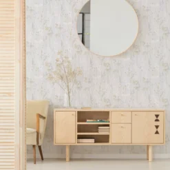 GoodHome Willot Grey Leaf Textured Wallpaper -Goodhome goodhome willot grey leaf textured wallpaper5059340410197 20i