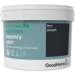 GoodHome Windowsills & Trims Liberty Smooth Matt Masonry Paint, 2.5L 9 GoodHome Windowsills & Trims Liberty Smooth Matt Masonry Paint, 2.5L -Goodhome goodhome windowsills trims liberty smooth matt masonry paint 2 5l3663602520542 08c bq