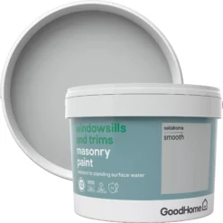 GoodHome Windowsills & Trims Oaklahoma Smooth Matt Masonry Paint, 2.5L -Goodhome goodhome windowsills trims oaklahoma smooth matt masonry paint 2 5l3663602520672 37c