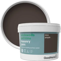 GoodHome Windowsills & Trims Tobasco Smooth Matt Masonry Paint, 2.5L