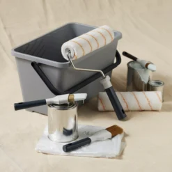 GoodHome Woven Polyester Medium Pile Decorating Set, 8 Pieces -Goodhome goodhome woven polyester medium pile decorating set 8 pieces5059340016665 38i