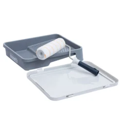 GoodHome Woven Polyester Medium Pile Roller Set, 4 Pieces -Goodhome goodhome woven polyester medium pile roller set 4 pieces5059340016696 07c